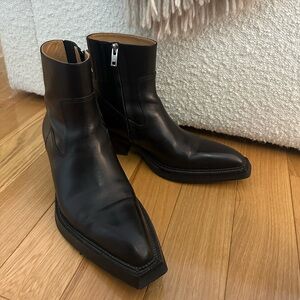 Alexander Wang Black Leather Boots